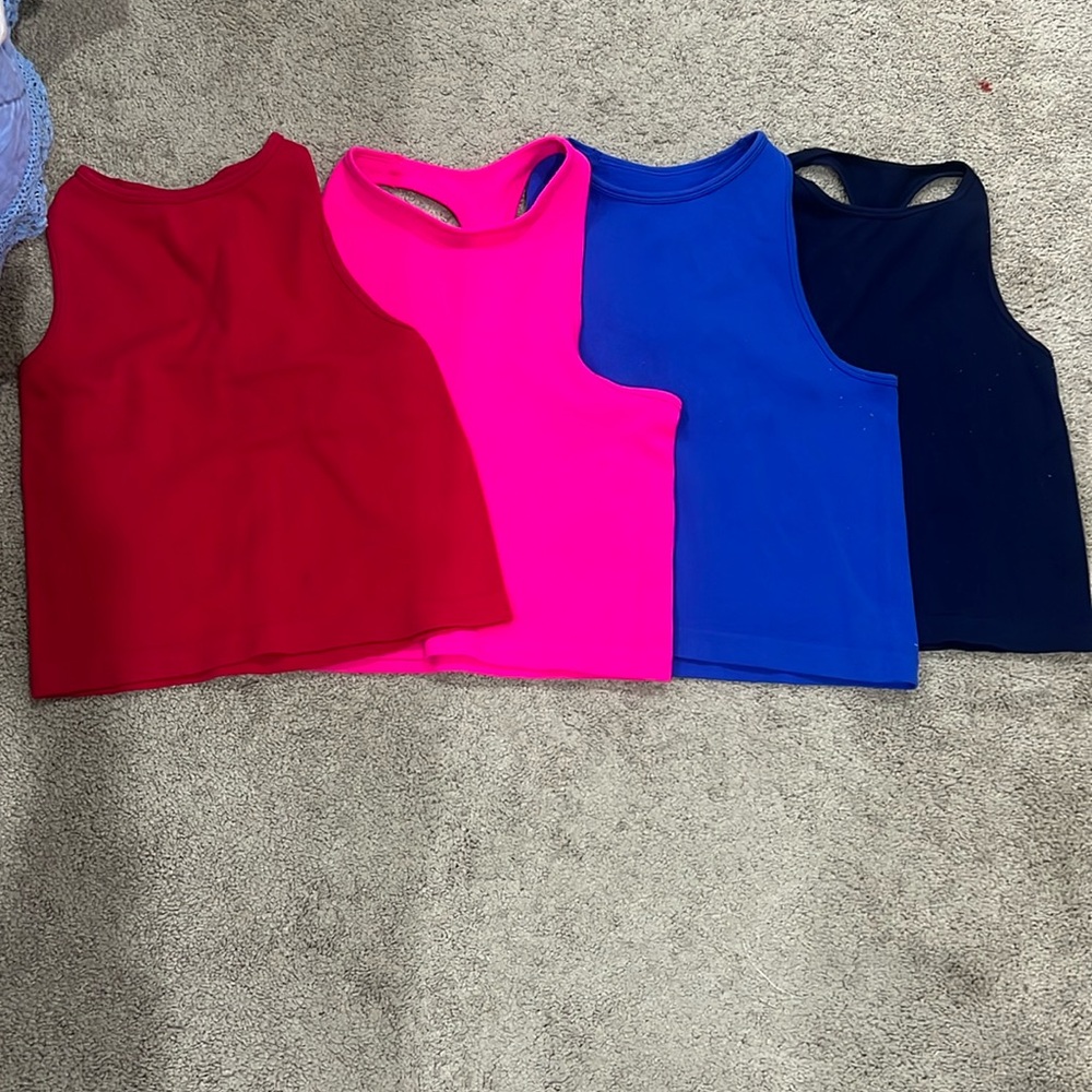 Free People Intimately tank halter back bundle set of 4